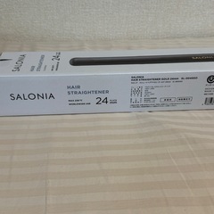 【本日のみ500円引き】美品！SALONIA ヘアストレートアイロンの画像