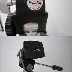 マイネッテ Minette 日本製 カメラ三脚 TRIPOD 撮影機材 トライポッド伸縮式【中古】JO9007SAIの画像