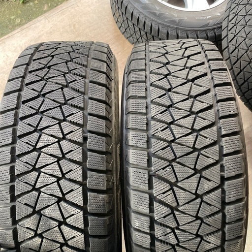 バリ溝　トヨタ　プラド　純正ホイール　ブリザック　DMV2 スタッドレス　４本セット　