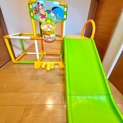 プーさん　ジャングルジム&滑り台
