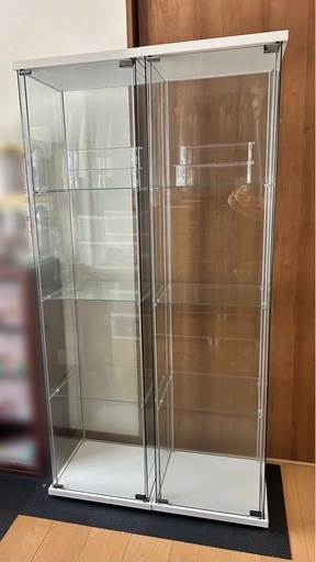 【取引相手決定してます】IKEA デトルフ ガラス扉キャビネット