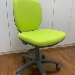オフィスチェア（組み立て不要）ライムグリーン　　　の画像