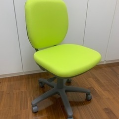 オフィスチェア（組み立て不要）ライムグリーン　　　