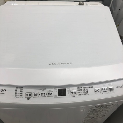 安心の1年保証付！！AQUA 全自動洗濯機【トレファク堺福田店】