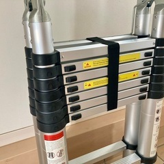 はしご 脚立 伸縮梯子 5m 脚立折り畳み アルミ製の画像