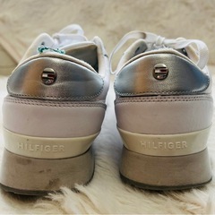 トミーフィルフィガー 白スニーカー  スニーカー ホワイト TommyHilfiger Tommy  靴 シューズ 白の画像