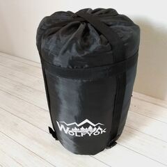 wolfyok outdoors /寝袋【手足伸ばし可能・230T防水】/‎車中泊/シェラフ/アウトドア/キャンプ/BBQ/防災グッズ/C0DW0105 の画像