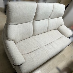 3人用布張りソファ　コウテイ3 中古の画像