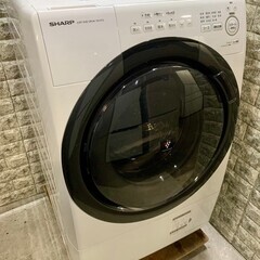 【美品】大阪送料無料★3か月保障付き★洗濯機★2022年★シャープ★7kg★ES-S7G-WL★S-311