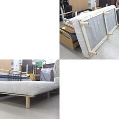 ニトリ 脚付きマットレスベッド 幅97cm シングル 足付き ホワイト ☆ 札幌市 北区 屯田 の画像