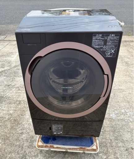 動作OK★訳あり★TOSHIBA ドラム式洗濯乾燥機 11kg 乾燥 7.0kg 2017年製 ウルトラファインバブル TW-117X6R パーツ取り 部品 現状 東芝