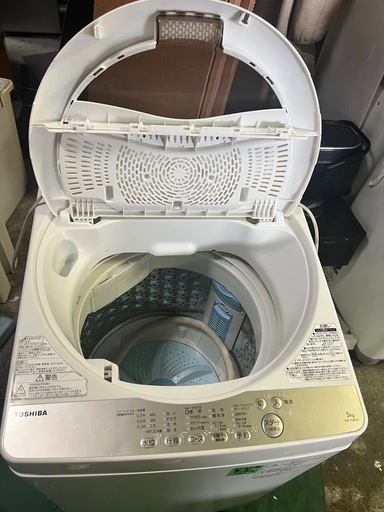 No.0184  20年東芝洗濯機5kg(配送、設置)無料❗️