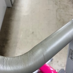 ☆値下げ☆ロ2409-045 ALFIT AFB4417 フィットネスバイク クロスバイク ピンク 通電確認済み 中古 持ち手汚れありの画像