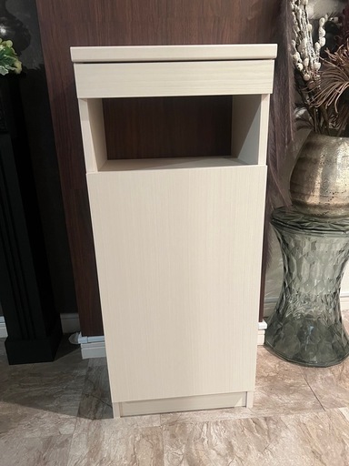 新品美品 木製電話台