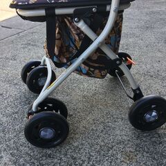 シルバーカー　手押し車　高齢者歩行器　買い物用　未使用　ALJー002Bの画像