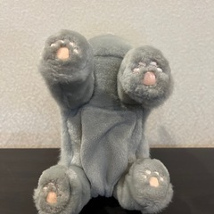 グレー ねこ ぬいぐるみの画像