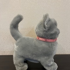 グレー ねこ ぬいぐるみの画像