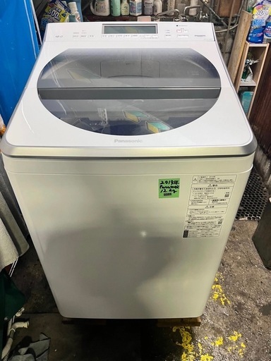 No.0088  19年パナソニック洗濯機12kg(配送、設置)無料❗️