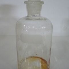 ② 昭和レトロ 薬品瓶 薬ビン 薬液瓶 薬瓶 保存瓶 蓋有り 透明 実験器具 14点 大×3/小×11 アンティーク オブジェ 札幌市 新道東店の画像