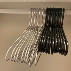 《使用半年》洋服ハンガーセット（21本）