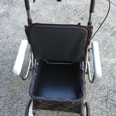 シルバーカー　手押し車　高齢者歩行器　買い物用　サツキ　中古の画像