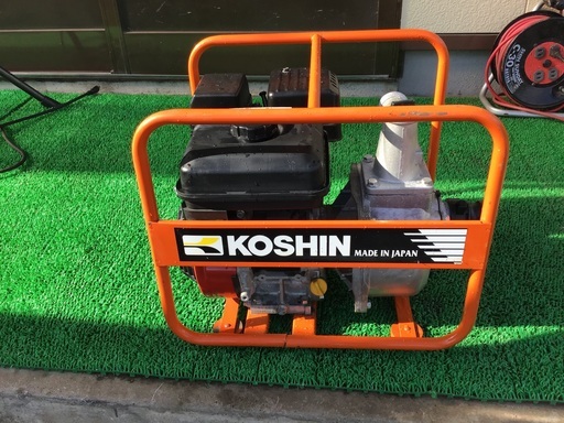 工進　KOSHIN エンジンポンプ　4サイクル　動作ok 中古美品