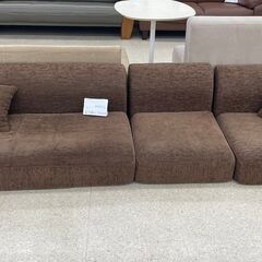 ★ジモティ割あり★  3人掛けソファ 茶 クリーニング済み TJ...