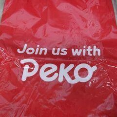 未使用 不二家 ペコちゃん エプロン・保冷バッグセット FUJIYA まとめ売り 苫小牧西店の画像