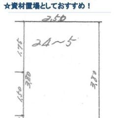 ★貸土地★    堺区松屋町　9.4坪　#資材置き場　農地、農園