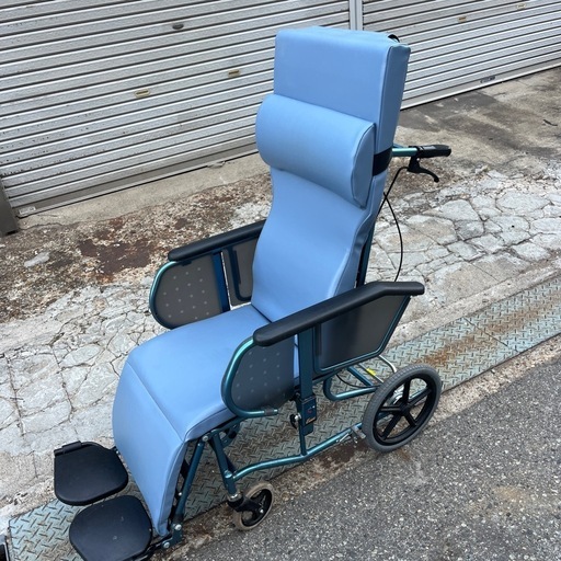 【引取歓迎！】 松永製作所 フルリクライニング 車椅子 FR-11R エスコートシリーズ 介助型 無段階リクライニング