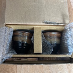 天目 湯呑み 二客揃