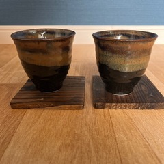 天目 湯呑み 二客揃の画像
