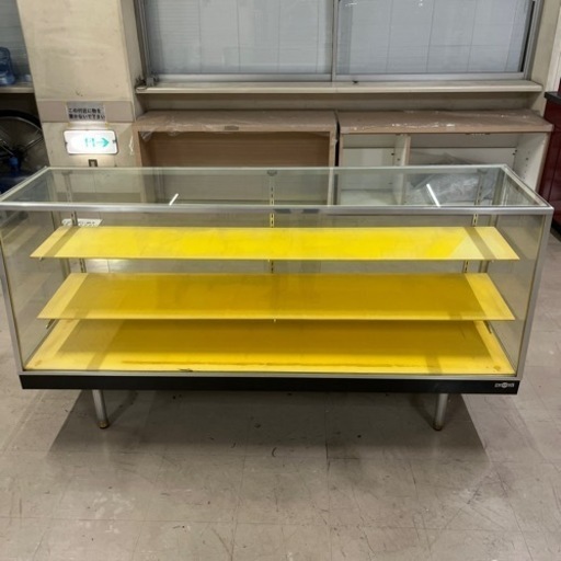 【売約済】レトロ ガラスショーケース 陳列棚 コレクションケース 雑貨屋 洋菓子店