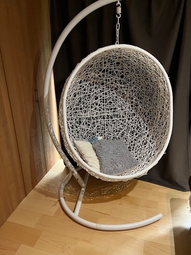 ハンギングチェア　白