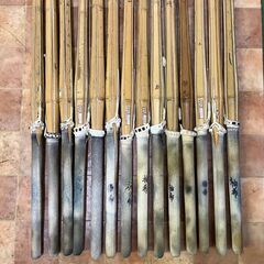 14点+部品 まとめ 竹刀 全長 約111cm サイズ36 小学生向け(身長 約150-155cm向け)の画像