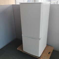 三菱　MR-P15G-W　２ドア冷蔵庫　146L　マットホワイト『中古美品』2022年 三菱 冷蔵庫 中古 MITSUBISHI MR-P15G-W 2021年製 2ドア 146L