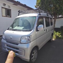 ハイゼット　4WD　ルーフキャリア　ナビ　テレビ　ETC