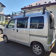 ハイゼット　4WD　ルーフキャリア　ナビ　テレビ　ETCの画像