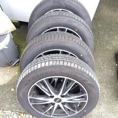値下げ！155/65R/14ﾀｲﾔ付ﾎｲ-ﾙ軽自動車ｴﾌﾞﾘｲ23年製ﾊﾞﾘ溝