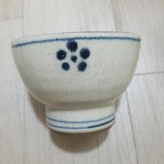 無料です　湯飲み　湯飲み茶碗　陶器　ハンドメイド　ブルー×ベージュの画像