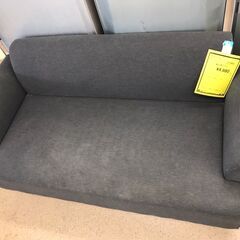 【578】二人掛けソファ  グレー 幅146cm×奥行70cm×...