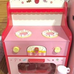 【決まりました】マザーガーデン Mother Garden 木製おままごと キッチン 冷蔵庫 炊飯器セットの画像