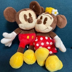 新品 ミッキー＆ミニー ぬいぐるみセット 約20cm