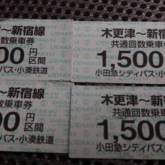 新宿⇔木更津・高速バス回数券
