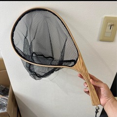 ランディングネット曲柄、直柄 S 、M 、Lサイズ ランディングネット ラバー任意一つ2600の画像