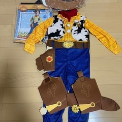 【値下げ】ハロウィン 子供用　トイストーリー ウッディコスチュームの画像