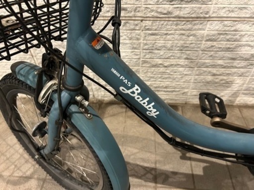 【取引中】ヤマハ　pas babby 電動自転車　8.7ahバッテリー充電器付き