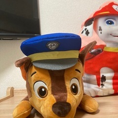 パウパトロール　ぬいぐるみとクッションの画像