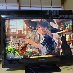 TOSHIBA、テレビ、液晶テレビ、映像特に問題なし、まだまだ使...
