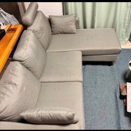 ソファー　グレー
